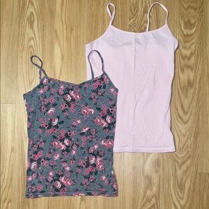 Lot of 2 Aeropostale Tank Tops / Camisoles, size S and XS